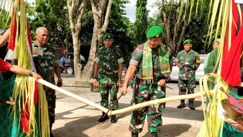 Kodim 1015/Sampit Gelar Acara Kenal Pamit Pejabat Komandan Kodim