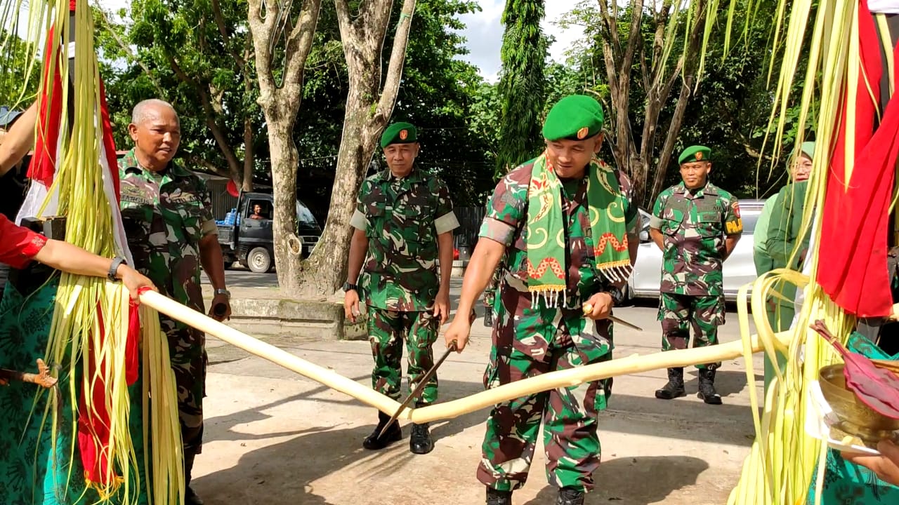 Kodim 1015/Sampit Gelar Acara Kenal Pamit Pejabat Komandan Kodim
