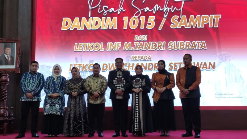 Pemerintah Kabupaten Kotawaringin Timur Gelar Pisah Sambut Dandim 1015/Sampit
