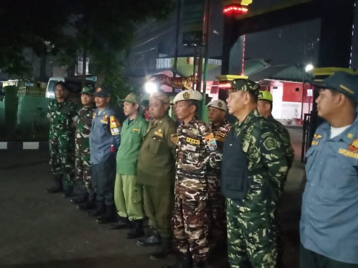Koramil Citeureup dan Komponen Masyarakat Gelar Patroli Gabungan, Ciptakan Keamanan Lingkungan