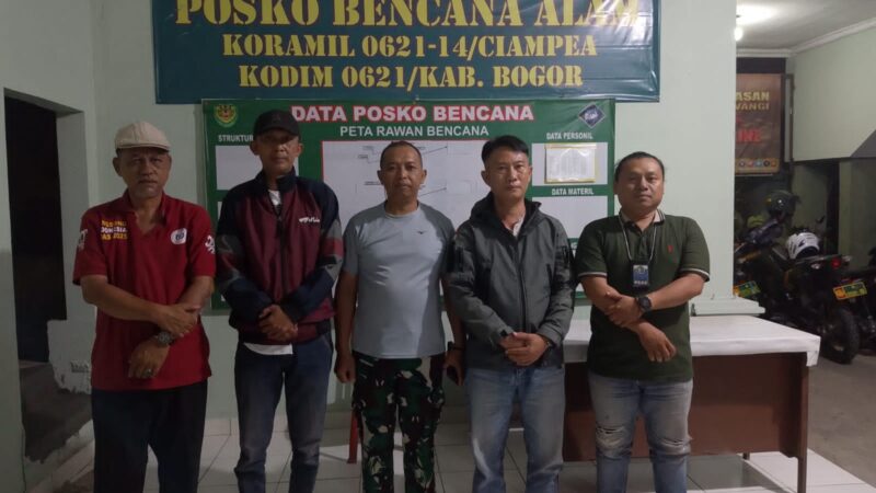 Danramil 0621-14 Ciampea Kab. Bogor Sambut Hangat FWJI Korwil Bogor