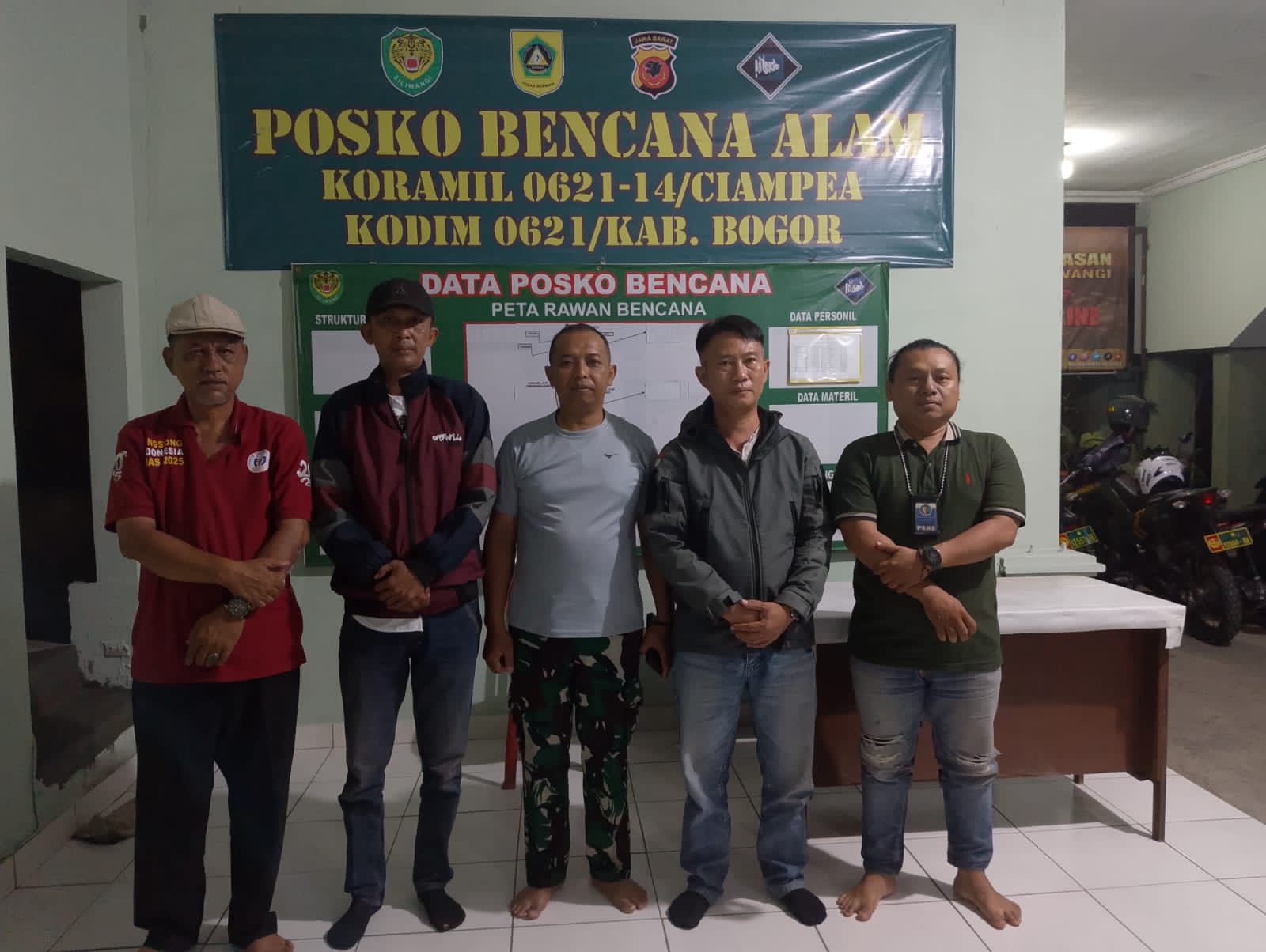 Danramil 0621-14 Ciampea Kab. Bogor Sambut Hangat FWJI Korwil Bogor