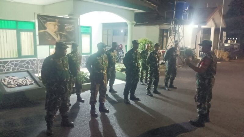 TNI-AD Gandeng Warga dan Unsur Pemerintah Dalam Patroli Siskamling Terpadu Di Tiga Desa Parung