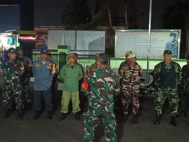 Koramil 0621-03 Citereup Gelar Patroli Gabung Amankan Wilayah Jelang Akhir Pekan