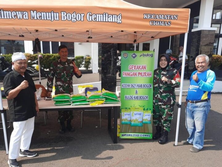Dandim 0621/Kab. Bogor: Penjualan Beras SPHP Capai 50% Lebih, Bukti Efektivitas GPM Menstabilkan Harga Pangan