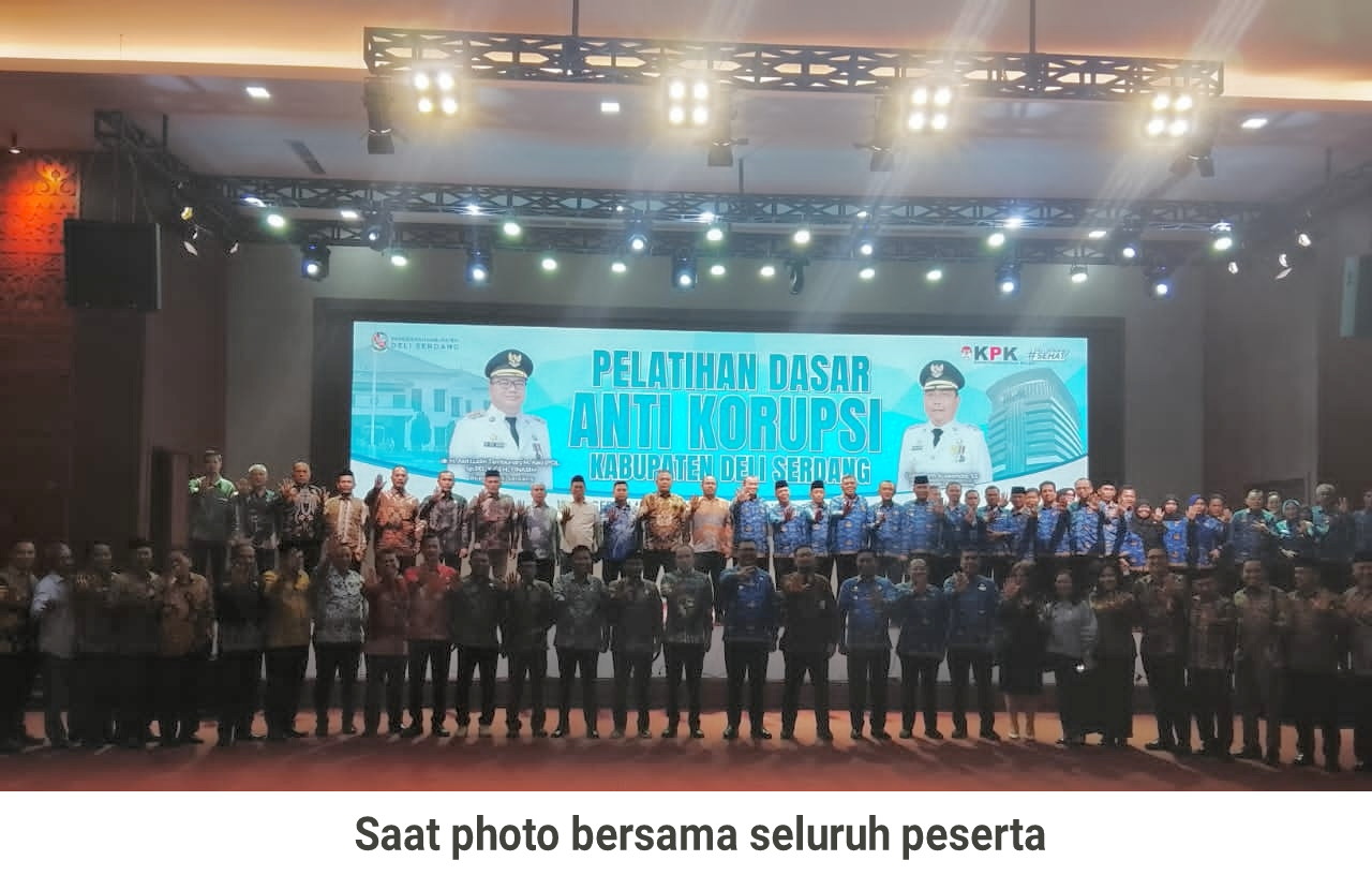 Pelaksana Harian Deputi Bidang Pendidikan Dan Peran Serta Masyarakat KPK-RI Adakan Pelatihan Anti Korupsi Dasar di Kabupaten Deli Serdang