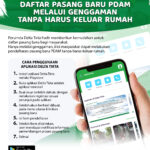 Mudah dan Murah, Pasang Baru PDAM Sidoarjo Kini Tinggal Klik Lewat HP