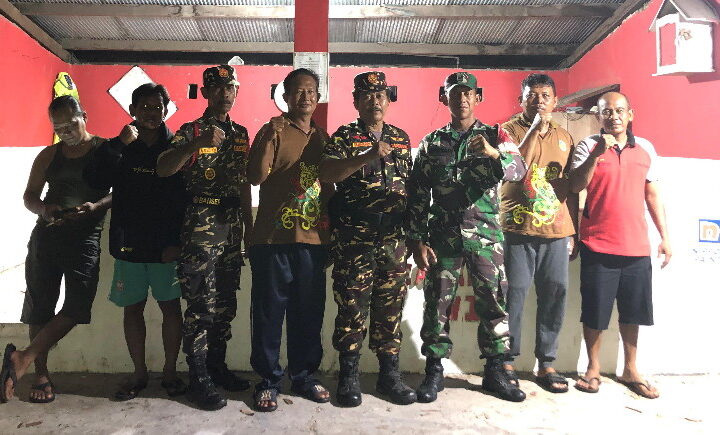 Babinsa Kodim 1016 Palangka Raya Gelar Patroli Gabungan Bersama Komduk, Pastikan Wilayah Tetap Kondusif
