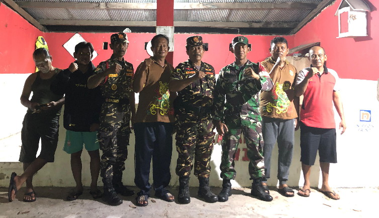Babinsa Kodim 1016 Palangka Raya Gelar Patroli Gabungan Bersama Komduk, Pastikan Wilayah Tetap Kondusif