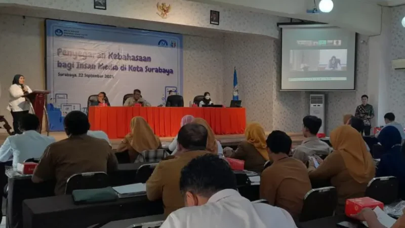 BPP Jatim Tekankan Gunakan Kaidah Bahasa Indonesia yang Baik dan Benar Kepada Pelaku Media