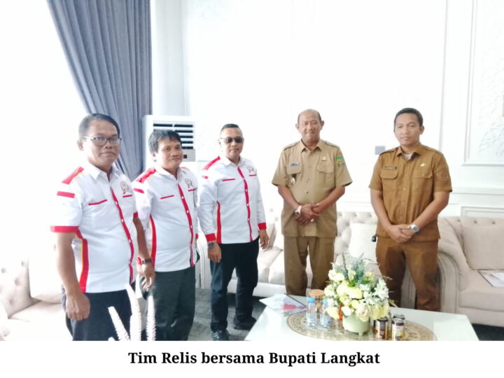 Relawan Lintas Suku (RELIS) Koordinasi Dengan H Syah Afandin SH Bupati Langkat