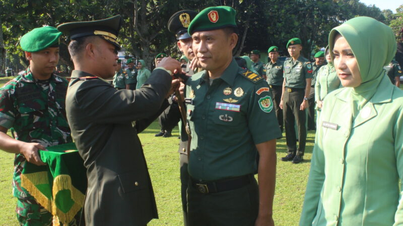 51 Anggota Kodim 0601/Pandeglang Naik Pangkat, Dandim Berikan Apresiasi