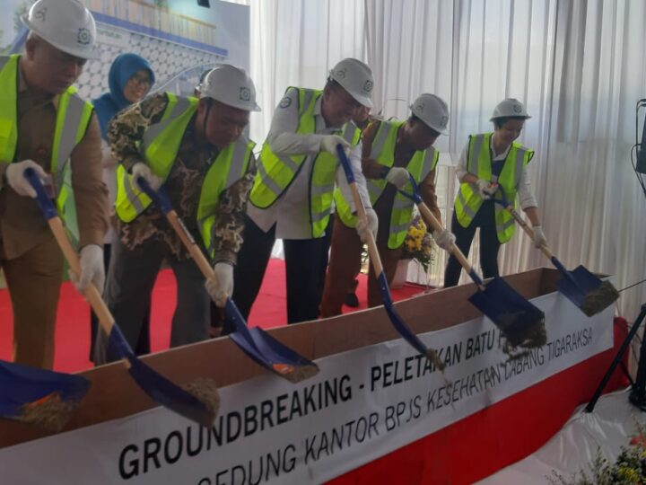 Bhabinkamtibmas Kelurahan Sukamulya Hadiri Groundbreaking Gedung Baru BPJS Kesehatan Cabang Tangerang