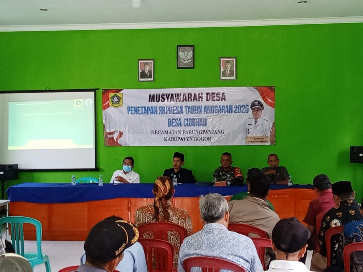 Musyawarah Desa Penetapan RKPDesa Tahun Anggaran Tahun 2026 Desa Cibunar Parungpanjang
