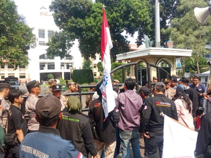 Ini Tuntutan FWJ Indonesia Aksi Demo Di Puspem Kota Tangerang