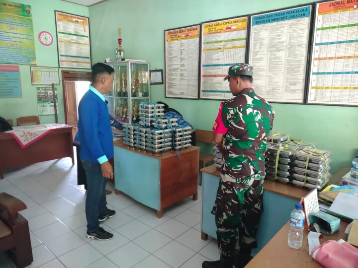 Resmi diluncurkan, Makanan Bergizi Gratis Mulai Didistribusikan ke Sekolah-sekolah di Kecamatan Pangkur Ngawi.