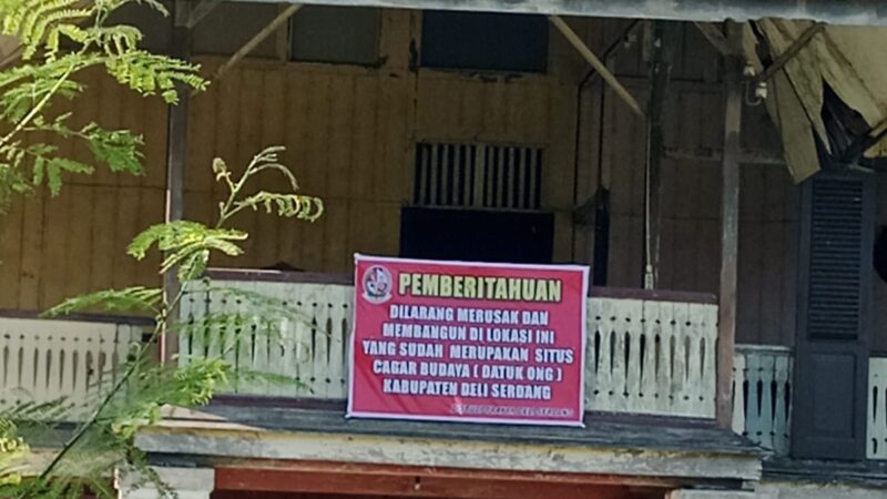 Penamaan “Rumah Datok Ong” Pada Situs Cagar Budaya Di Pagar Merbau Masih Dipertanyakan Berbagai Pihak