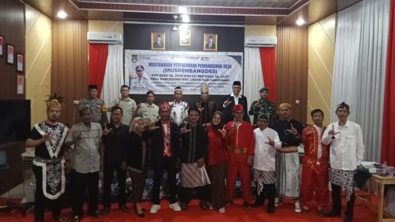 MusrenbangDes Musyawarah Perencanaan Pembangunan di Desa Rancagong Kecamatan Legok Kabupaten Tangerang Banten Tahun 2026/2027.