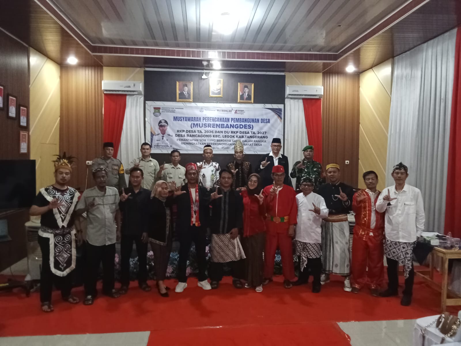 MusrenbangDes Musyawarah Perencanaan Pembangunan di Desa Rancagong Kecamatan Legok Kabupaten Tangerang Banten Tahun 2026/2027.