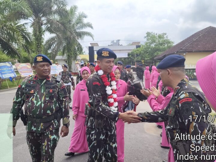 Kenal Sambut Komandan Batalyon B Pelopor Satbrimob Polda Kalteng