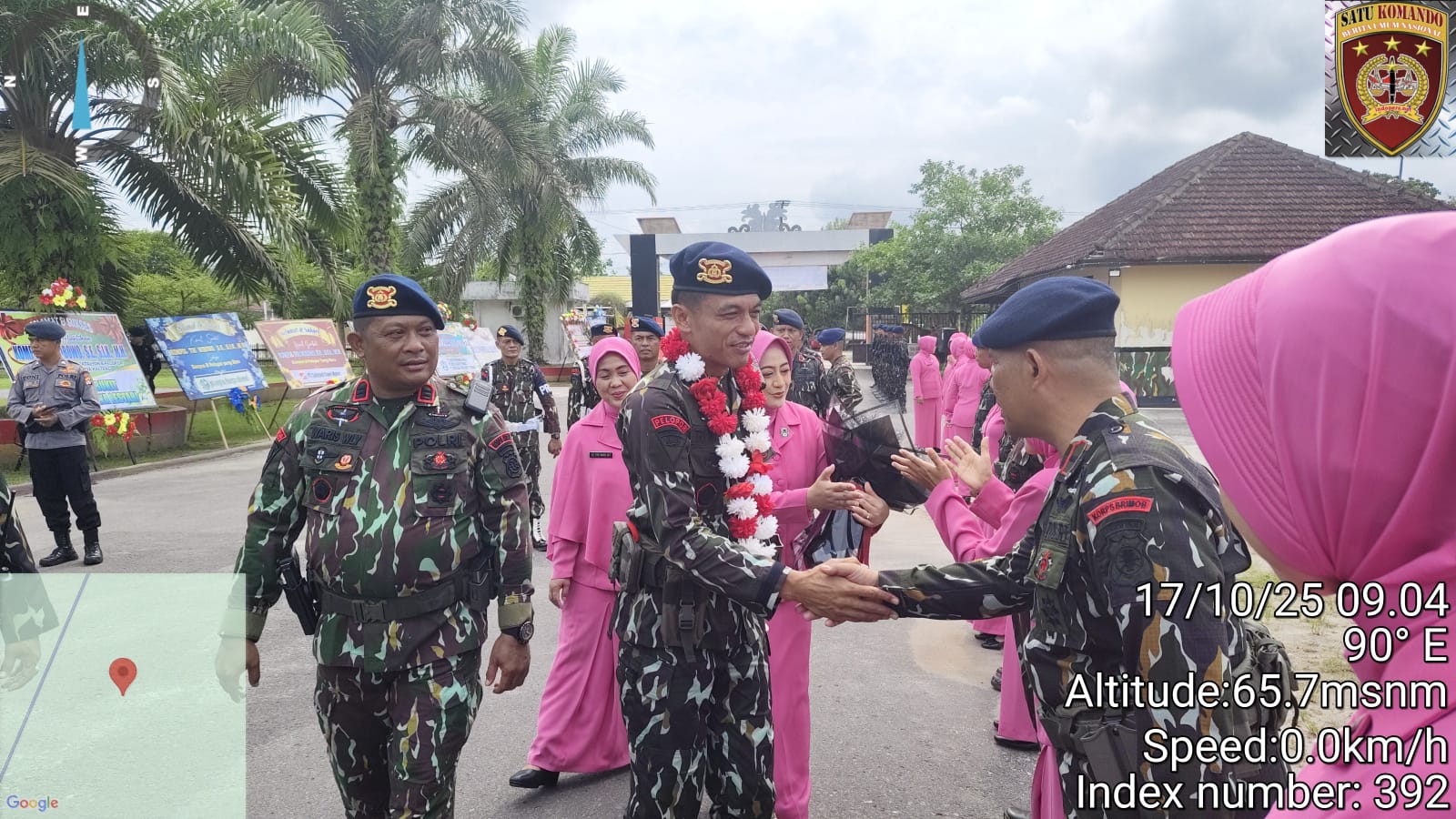 Kenal Sambut Komandan Batalyon B Pelopor Satbrimob Polda Kalteng