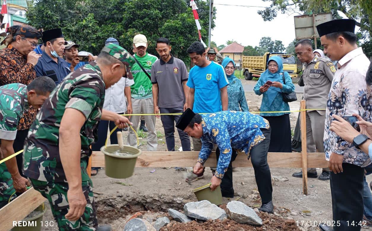Peletakan Batu Pertama Koperasi Merah Putih Rumpin, Mulai Bangun Ekonomi Desa