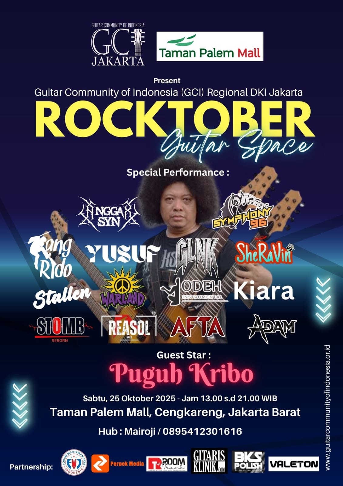 GCI Jakarta Akan Guncang Taman Palem Mall dengan Rocktober ‘Guitar Space’!