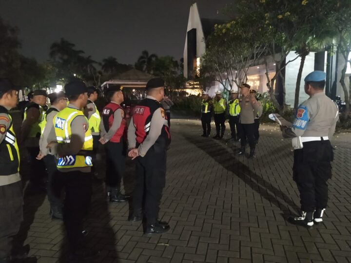 Polsek Cikupa Gelar Apel Patroli Skala Besar Antisipasi Guantibmas di Wilayah Hukum Cikupa