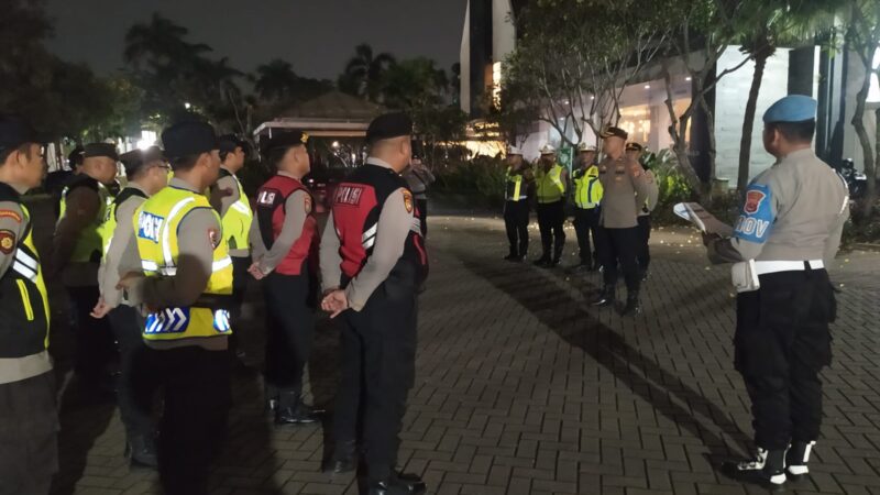Polsek Cikupa Gelar Apel Patroli Skala Besar Antisipasi Guantibmas di Wilayah Hukum Cikupa