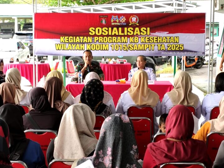 Kodim 1015/Sampit Gelar Kegiatan KB Kesehatan Ta.2025