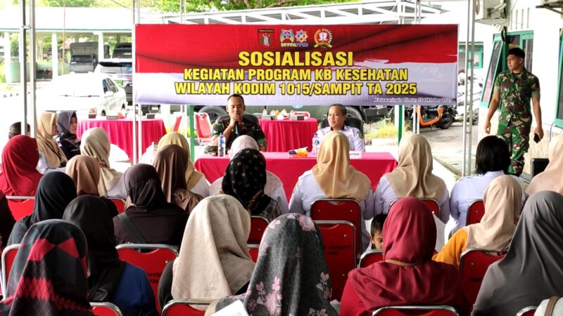Kodim 1015/Sampit Gelar Kegiatan KB Kesehatan Ta.2025