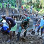 Wujudkan Impian Warga, Satgas TMMD ke-126 Kodim 1505/Tidore Genjot Pembangunan Sumur Air Bersih