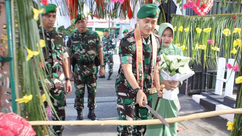 Sambut Pejabat Dandim Baru, Kodim Palangka Raya Gelar Tradisi Satuan