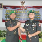 Danrem 102 Panju Panjung Serah Terimakan Jabatan Dandim Palangka Raya