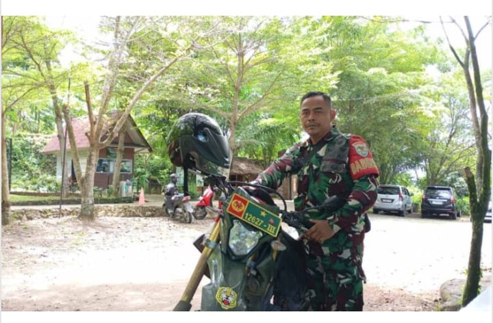 Serka Dede Sulaeman Babinsa Desa Koramil 0621-23/PP Rutin Giat Monitor Wilayah