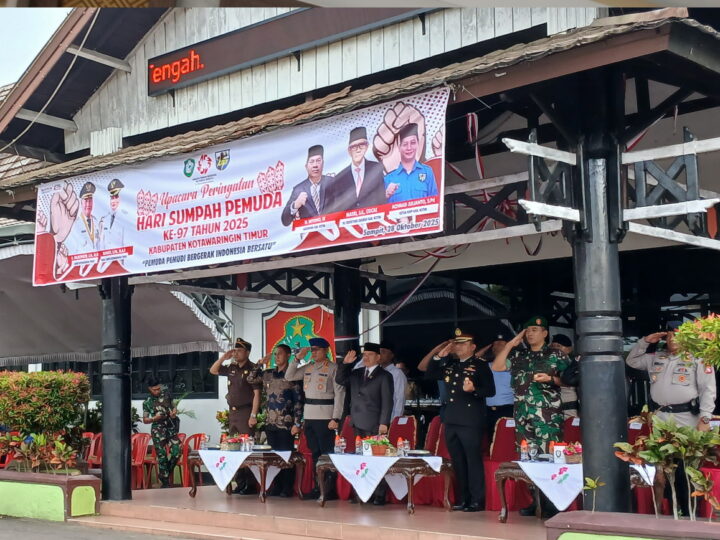 Komandan Kodim 1015/Sampit Hadiri Upacara Memperingati Hari Sumpah Pemuda ke-97
