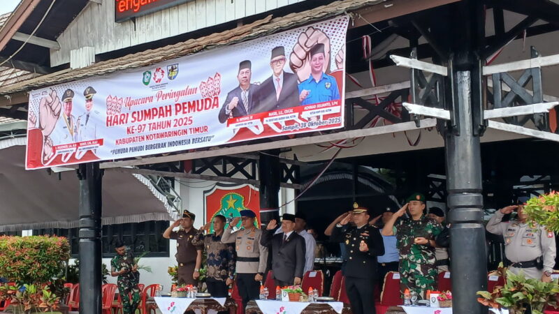 Komandan Kodim 1015/Sampit Hadiri Upacara Memperingati Hari Sumpah Pemuda ke-97