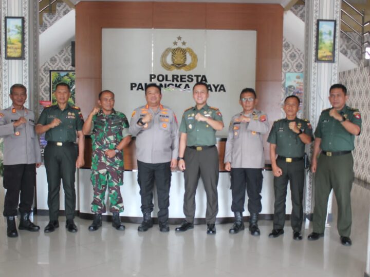 Perkuat Sinergitas, Dandim 1016/Plk Silaturahmi ke Polres Palangka Raya