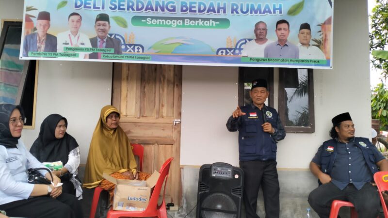 Yayasan Sosial Parsadaan Masyarakat Tapanuli Bagian Selatan Deli Serdang (YS.PM Tabagsel) Serahkan Kunci Bedah Rumah