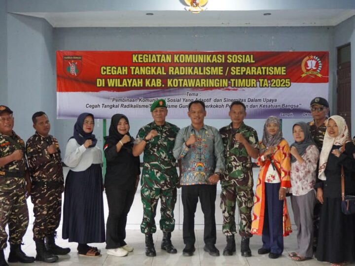 Kodim 1015/Sampit Gelar Komsos Cegah Tangkal Radikalisme dan Separatisme