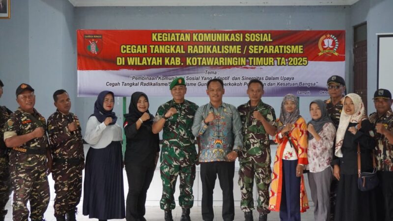 Kodim 1015/Sampit Gelar Komsos Cegah Tangkal Radikalisme dan Separatisme