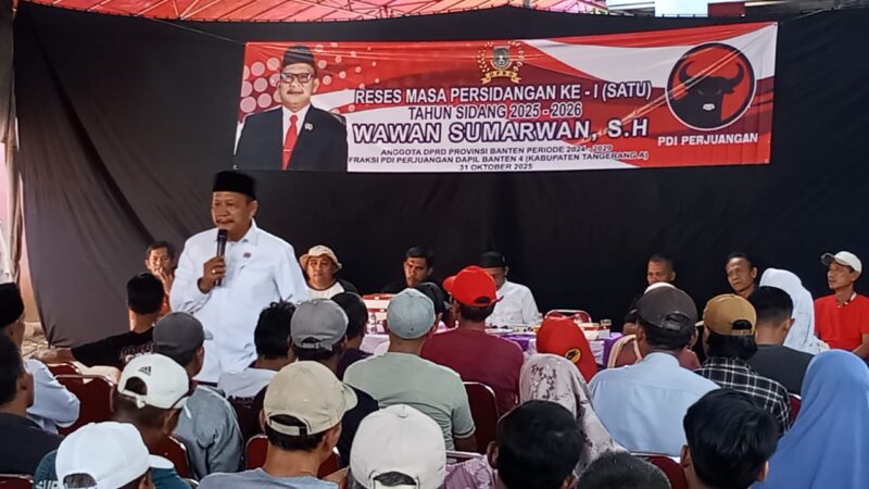 H. Wawan Sumarwan SH, Tuntaskan 8 Kali Reses Masa Persidangan Kesatu Tahun Sidang 2025-2026