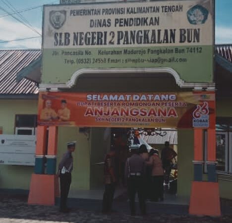 ANJANG SANA BERSAMA SISWA SLB NEGERI 2 MERIAHKAN HARI JADI KABUPATEN KOBAR ke-66
