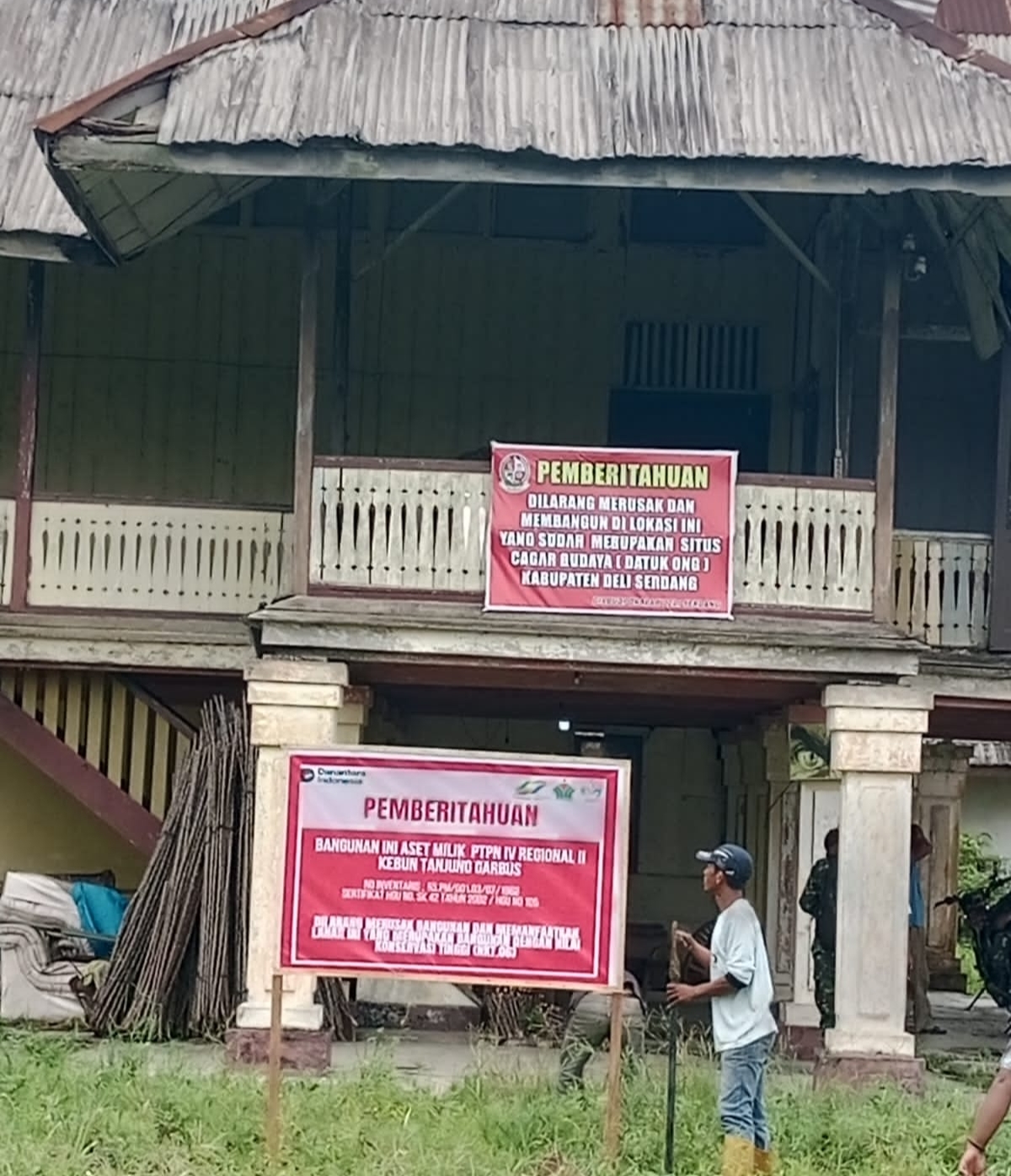 PTPN 4 Regional 2 Kebun TGP Pasang Plank NKT Lindungi Aset Bernilai Konservasi Tinggi