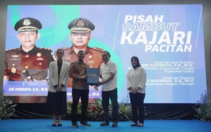 Bupati Indrata Nur Bayuaji Menghadiri Pisah Sambut Kepala Kejaksaan Negeri Pacitan