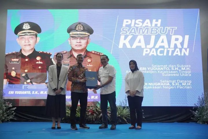 Bupati Indrata Nur Bayuaji Menghadiri Pisah Sambut Kepala Kejaksaan Negeri Pacitan