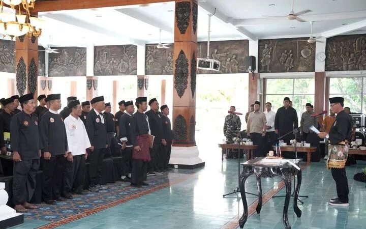 Wakil Bupati Gagarin Sumrambah, Menghadiri Pelantikan Pengurus IPSI Kabupaten Pacitan Periode 2025-2029.