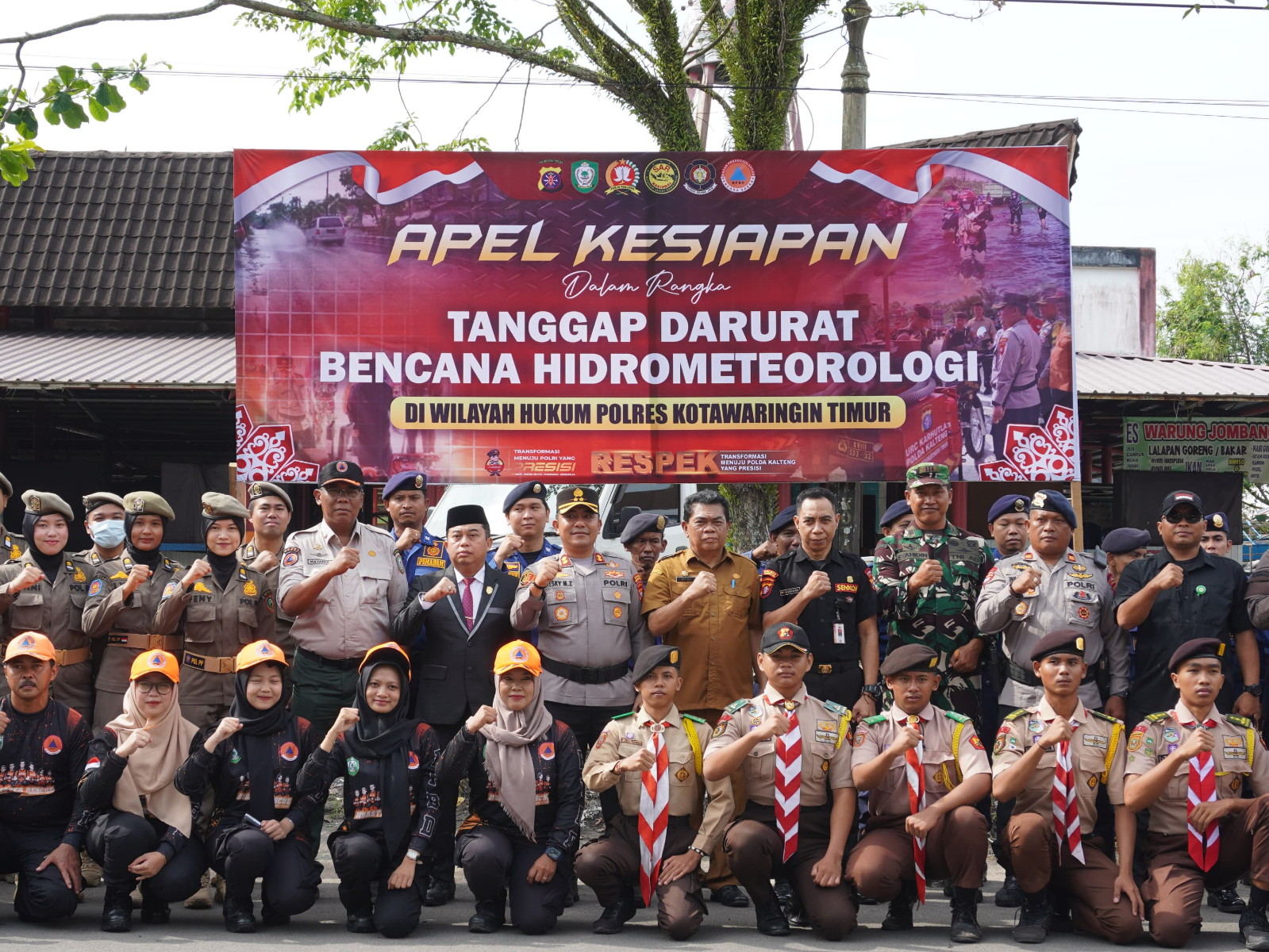 Komandan Kodim 1015/Sampit Hadiri Apel Siaga Bencana Hidrometeorologi