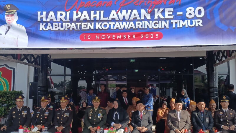 Komandan Kodim 1015/Sampit Pimpin Upacara Hari Pahlawan Tahun 2025.
