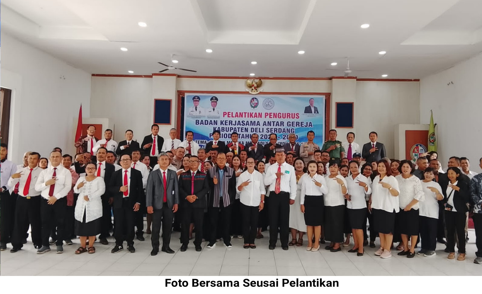 “Jadilah Kamu Pembawa Damai” Badan Kerjasama Antar Gereja (BKAG) Deli Serdang 2025/2030 Resmi Dilantik